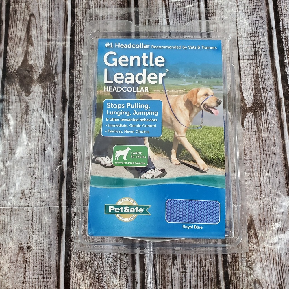 PetSafe Gentle Leader Dog Headcollar Blue Large 60-130lbs